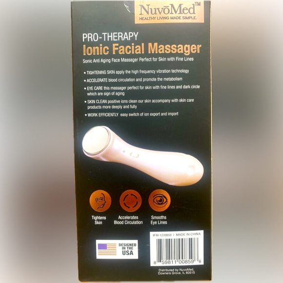 NuvoMed Pro Therapy Ionic Facial Massager - Picture 4 of 4